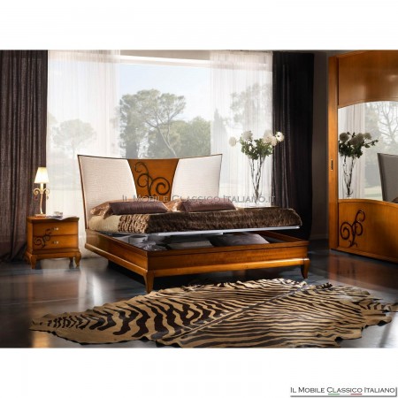 Letto sagomato imbottito art. 4101/CN/180