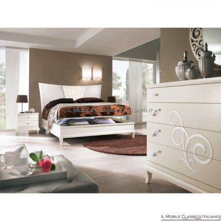 Letto sagomato imbottito art. 4127/CN/180