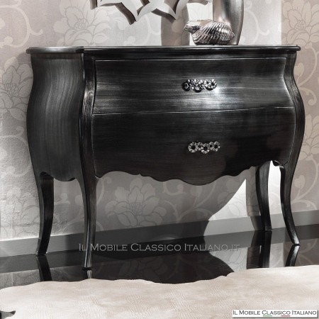 Comò bombato antichizzato