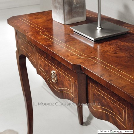Mesa consola de brezo
