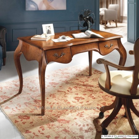 Scrivania '700 in radica di Frassino cod. 616