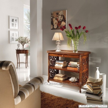 Etagere classica con 3 mensole, libreria - Il Mobile Classico Italiano
