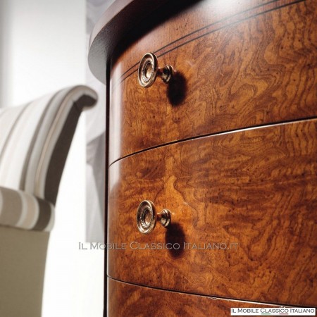 Table basse de forme classique avec 3 tiroirs cod. 572