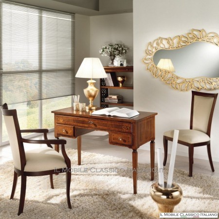 Specchiera moderna ovale traforata