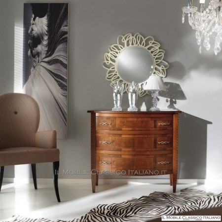 Espejo recibidor redondo moderno