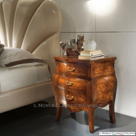 Rounded bedside tables