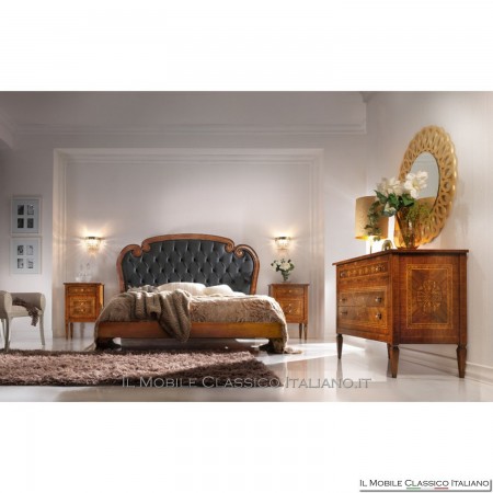 Pair of Maggiolini inlaid nightstands