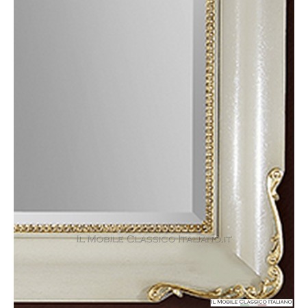 Rectangular baroque mirror with carved frame cod. 1080