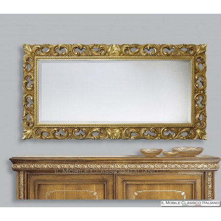 Specchio cornice oro