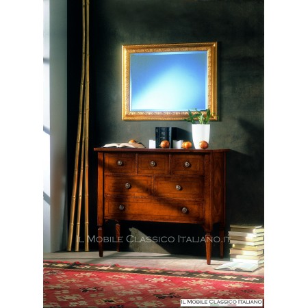 Classic inlaid chest of drawers with drawers