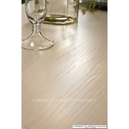 Extendable modern rectangular table