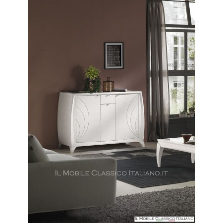 Modern sideboard with engravings