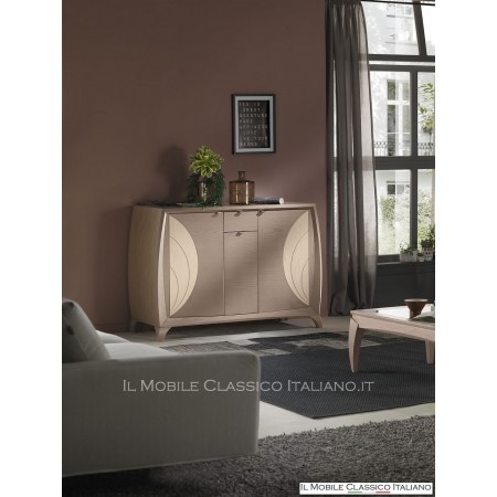 Modern sideboard with engravings