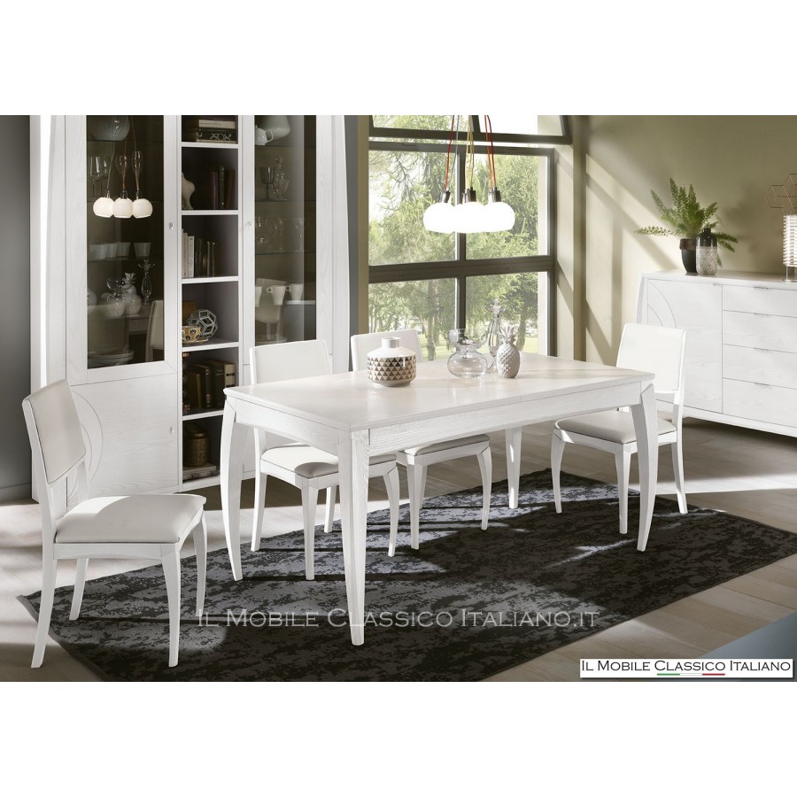 mesa de fresno blanco