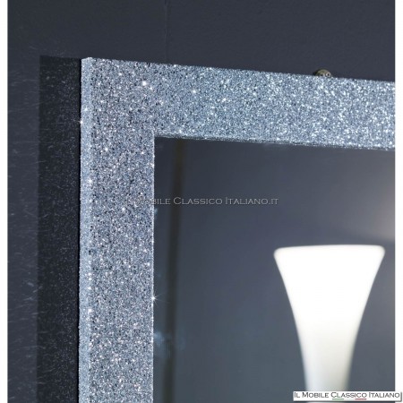 espejos de pared con purpurina