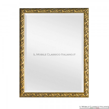 miroir feuille d'or