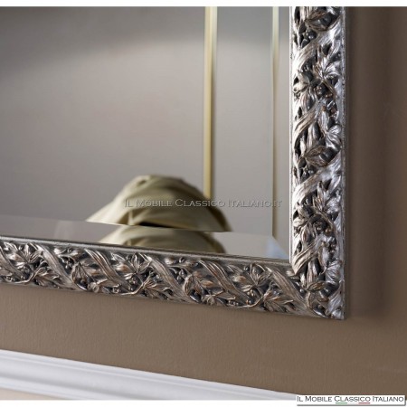 miroir argenté classique