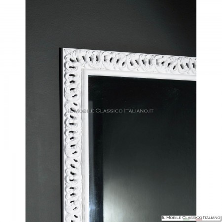 miroir blanc classique