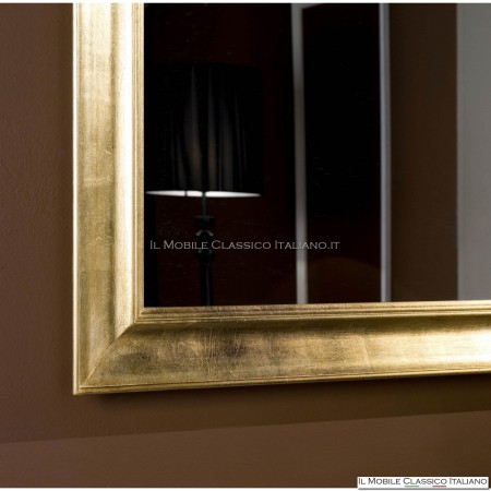 Miroir cadre doré