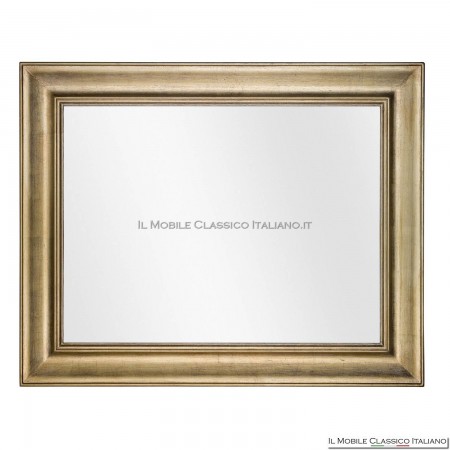 Miroir avec cadre lisse doré - Il Mobile Classico