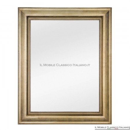 miroir moderne à la feuille d'or