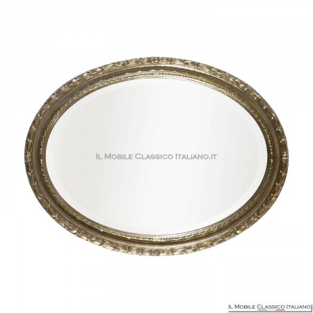 klassischer ovaler Wandspiegel