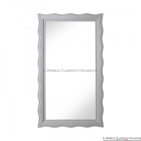 weißer moderner vertikaler Spiegel