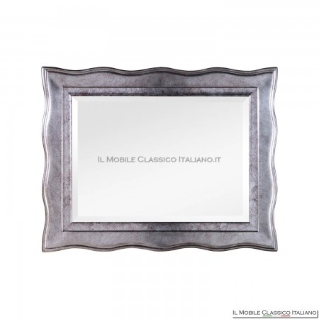 miroir mural en feuille d'argent