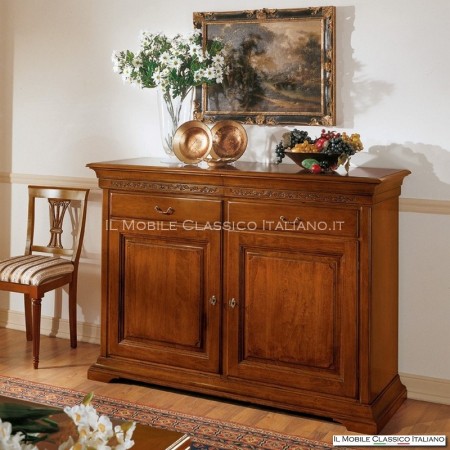 Madia classica legno massello per soggiorno