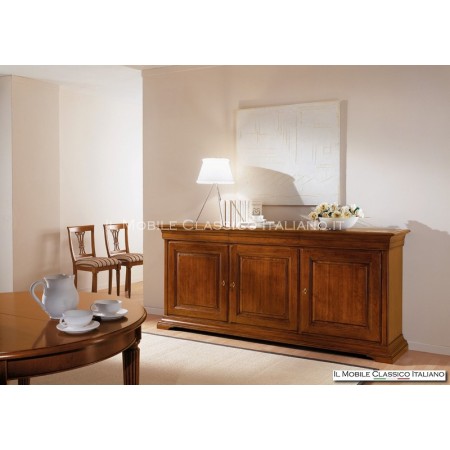 Credenza per soggiorno in legno massello