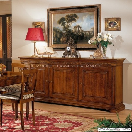 classic sideboard for living room in solid wood