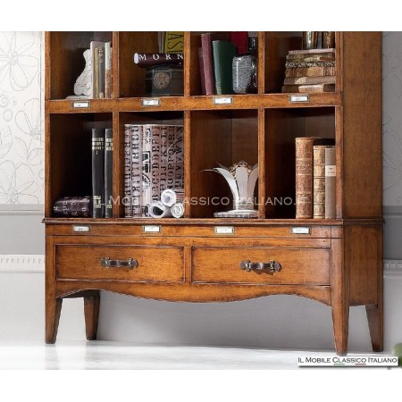 großes Bücherregal mit 16 Fächern