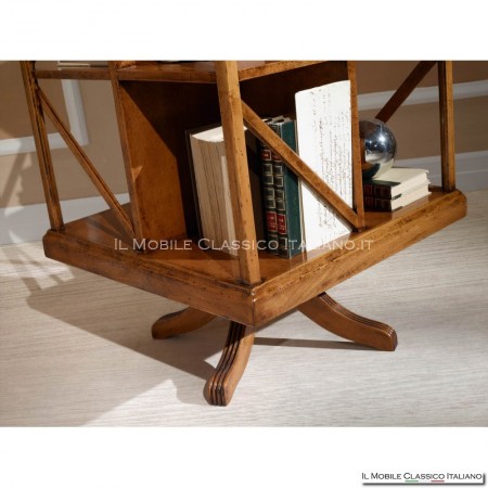 classic open revolving bookcase