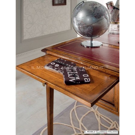 desk with side drawers