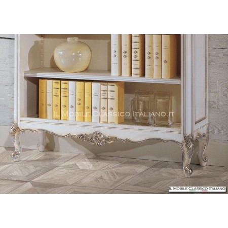Libreria con 4 vani in stile 700