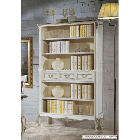 Librería de estilo alto provenzal con tallas