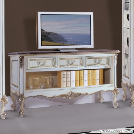 TV stand 700 en estilo Provenza con esculturas y decoraciones