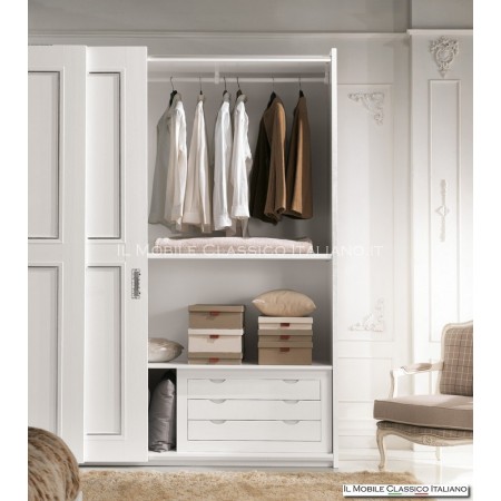 White lacquered white ash guard - Il Mobile Classico