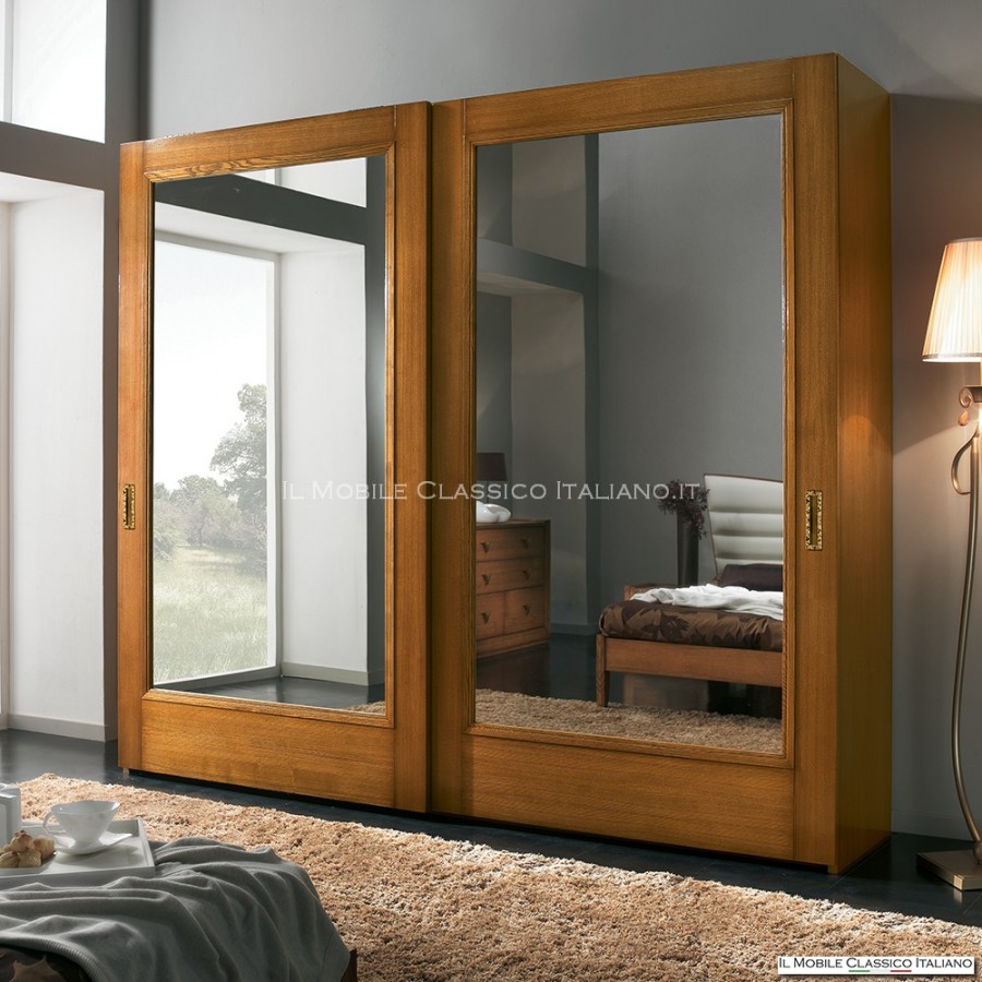 Armoire, armoire avec 2 portes coulissantes - Il Mobile Classico