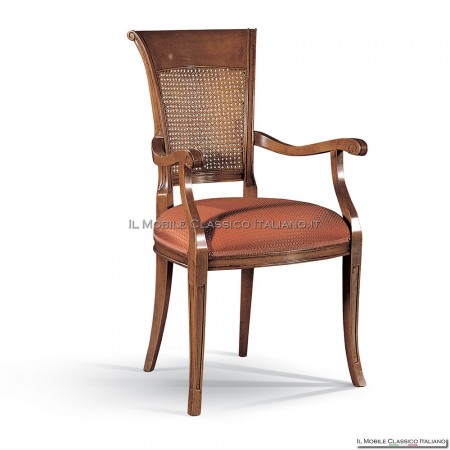 Chaise avec accoudoirs