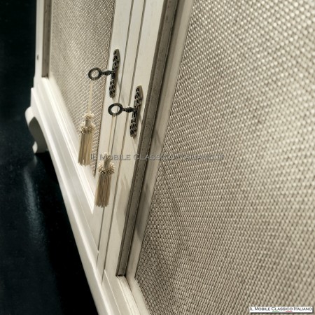 White wooden sideboard