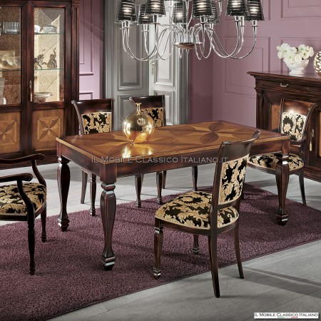 Mesas de comedor de lujo - Muebles clásicos de madera