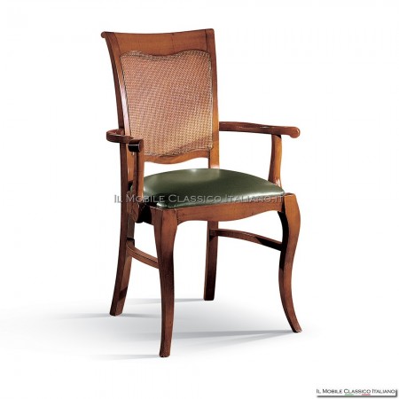 Head of the table chair with armrests