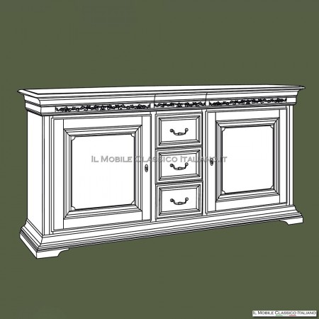 aparador clásico para sala de estar