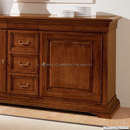 credenza classica da soggiorno in legno