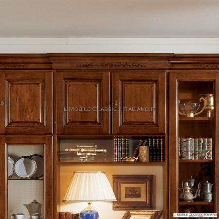 Parete in legno classica