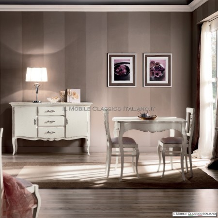 White dining room table