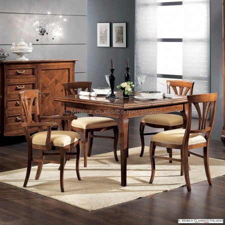 Table carrée extensible