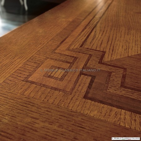 Mesa de salón cuadrada extensible