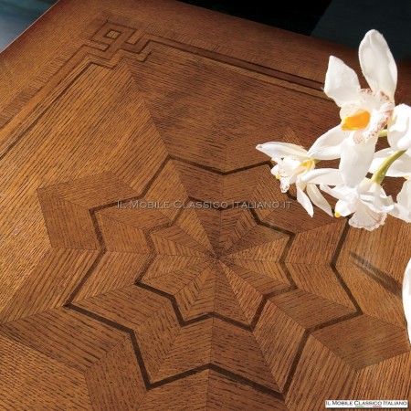 Table de salon carrée extensible